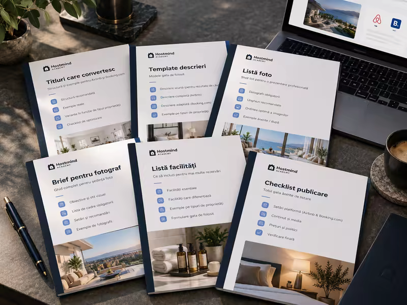 Materiale din Biblioteca Hostmind: Airbnb si Booking.com